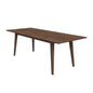 Levi Modern Style Solid Wood Rectangular Dining Kitchen Table Brown 86'