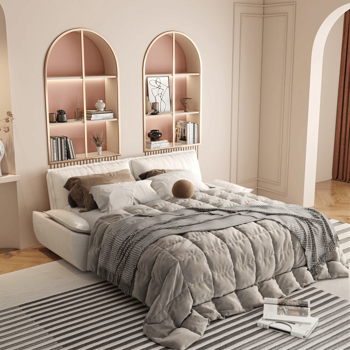 73.2'Queen Pull Out Sofa Bed,3-in-1 Convertible Sleeper Sofa,Multi-Functional Velvet Loveseat Bed,Beige(Old Sku:W1885P154640 /W1885P214787)