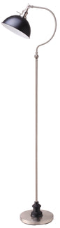 56''H SATIN NICKLE GOOD NECK FLOOR LAMP