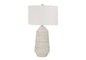 Lighting, 33'h, Table Lamp, Ivory / Cream Shade, Cream Ceramic, Contemporary