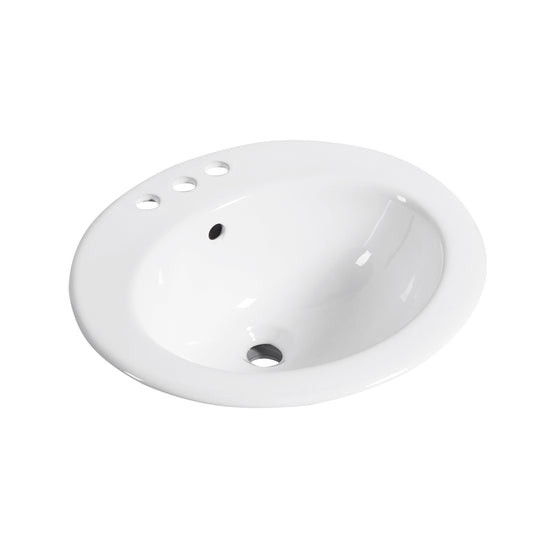 DAX  Ceramic Single Bowl Top Mount Bathroom Basin