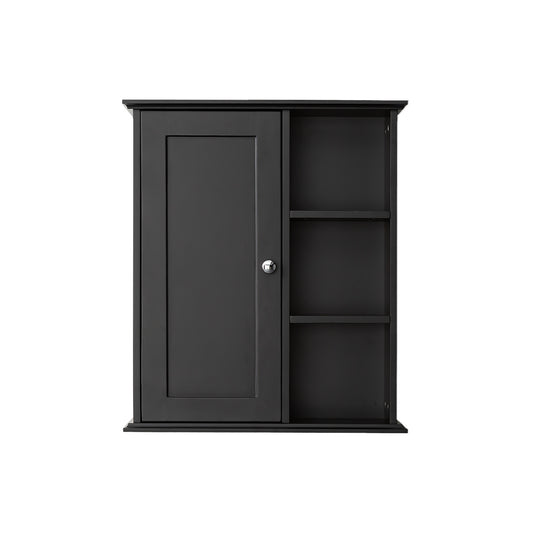 23.6' Black Bathroom Wall Cabinet