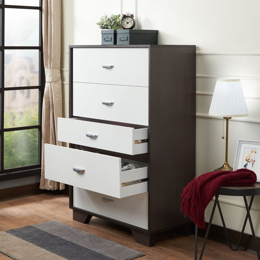 Eloy White & Espresso Finish Chest