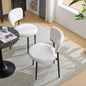 Upholstered Dinning Chair Set of 2-White