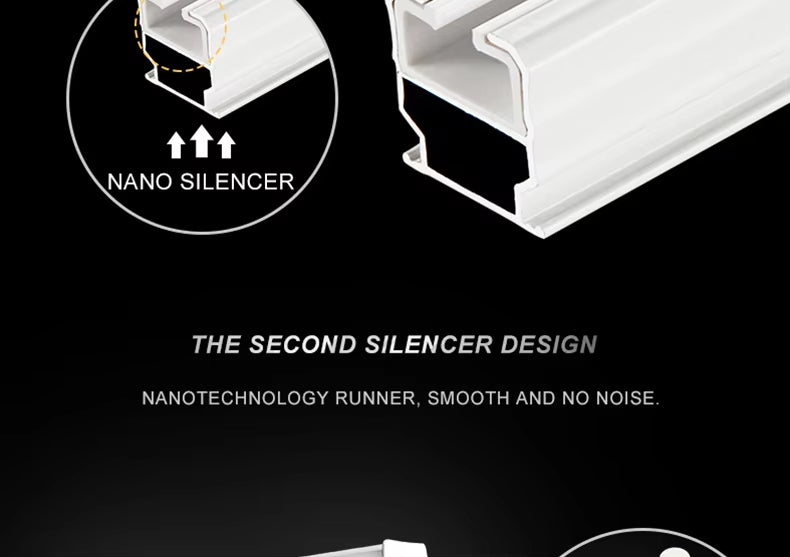 S Wave Curtain Runner Curtain Accessories Electric Curtain Ripple Runner