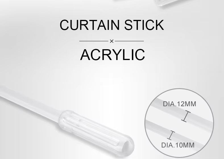 Modern Acrylic Curtain Accessories Handle Rod Pull Wand Window Stick Factory Wholesale for Home and Office Use