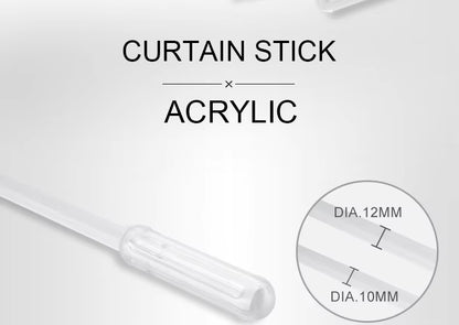 Modern Acrylic Curtain Accessories Handle Rod Pull Wand Window Stick Factory Wholesale for Home and Office Use