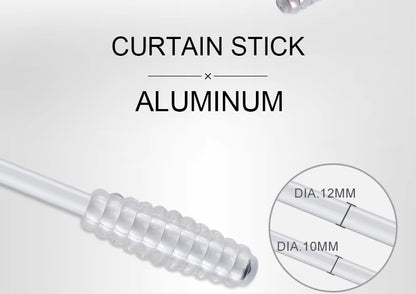 Hot Selling Good Quality Aluminum Curtain Baton Wand Wholesale Metal Curtain Stick