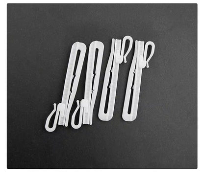 Home Decor Accessories 8cm Plastic Ceilling Hooks Eco-friendly PVC Curtain Pin Hook