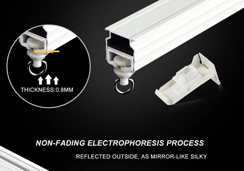 S Wave Curtain Runner Curtain Accessories Electric Curtain Ripple Runner