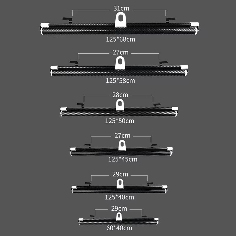 Portable Indoor Window Roller Blind Car Blackout Curtain Eco-friendly No Drill Blackout Blind Shade with 3 Suction Cups