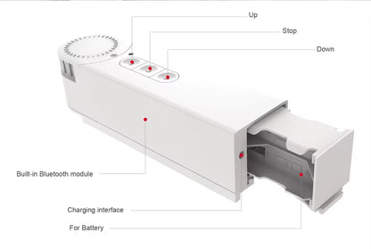 Smart Home Products Chain Roller Blind Motor Accessories 32mm Motorized Smart Blinds Driver