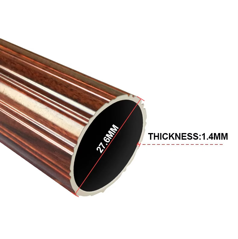Luxury Wooden Curtain Rods Eco-friendly Decorative Double Curtain Pole Wood Curtain Rods for Windows