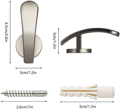 Modern Design Luxury Curtain Accessories Metal Brass Wall Hook Hold Back Decorative Holdback Curtain Tieback Hooks