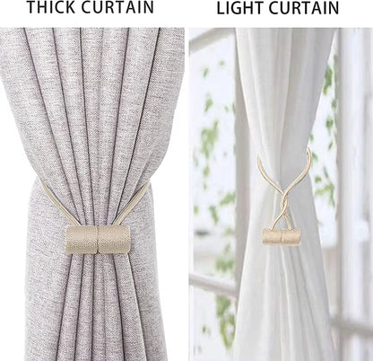 Factory Supply Curtain Tieback Wholesale Colorful Magnetic Curtain Tieback Gold