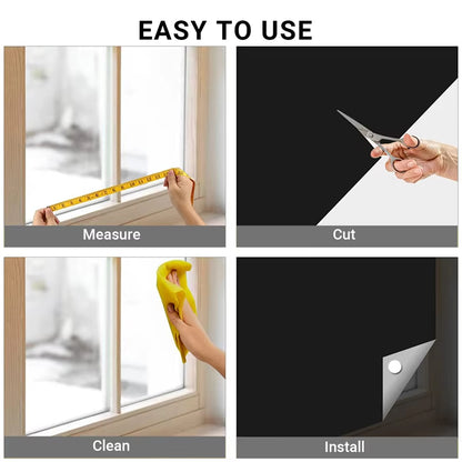 Blackout Magnetic Blinds Portable Window Blackout Curtain Shade Eco-friendly Black Out Curtain