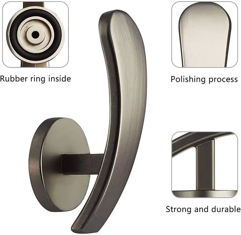 Modern Design Luxury Curtain Accessories Metal Brass Wall Hook Hold Back Decorative Holdback Curtain Tieback Hooks