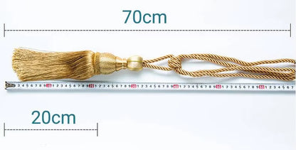 Braided Curtain Tieback for Drape Window Curtain Tassel Tiebacks for Curtains