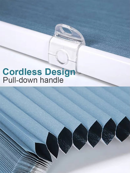 Windows Cellular Shade Cordless No Tools No Drill Honeycomb Blinds