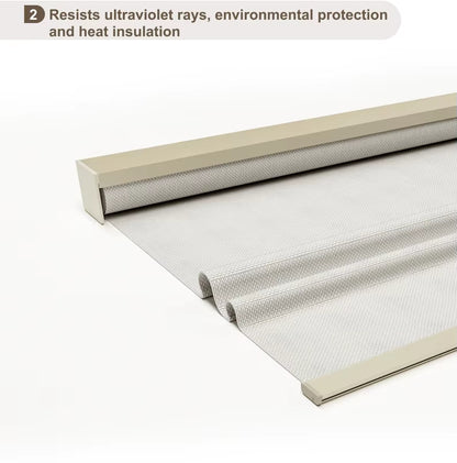 Custom Office Blackout Roller Shades Polyester Spring Control Roller Blinds for Window