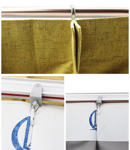 Home Decorative Window Drapery Hook Curtains Hook Eco-friendly Plastic Nature White Contemporary Curtain Pin Hook