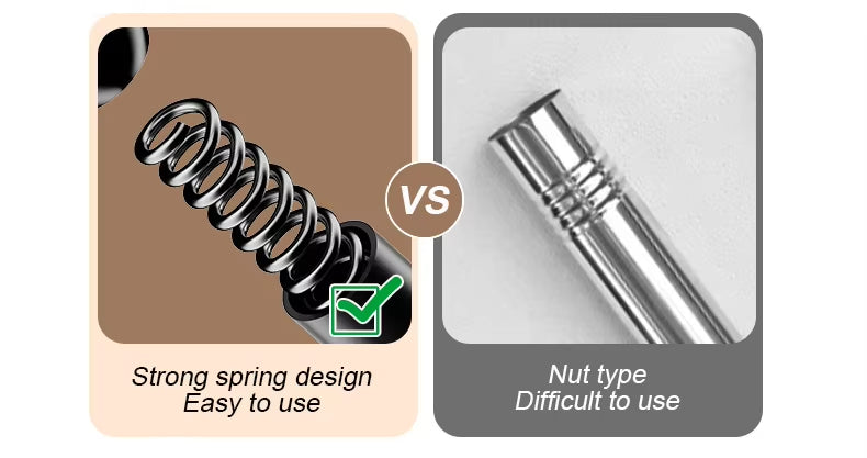 Hot Sale Metal Extendable Curtain Poles Telescopic Rod for Bathroom Shower Curtain Poles No Drill