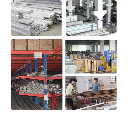 Straight Wall Mounted Aluminum Profile Curtain Rod Curtain Slide Window Sliding Track Rail