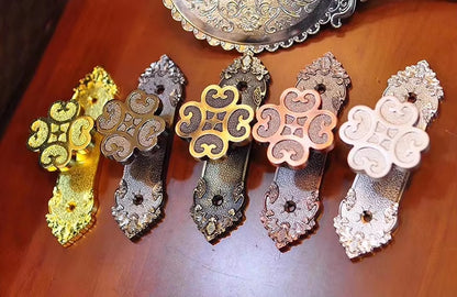 Manufacture Decorative Metal Double Sided Shower Tieback Curtain Hook Back for Curtains