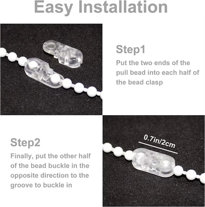 Manual Window Blind Parts Accessories Zebra Blinds Clutch Bead Plastic Ball Chain