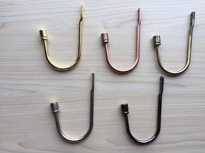 Manufacture Decorative Metal Double Sided Shower Tieback Curtain Hook Back for Curtains