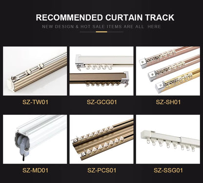 Cheap Price Plastic Bendable Curtain Track 3M 5M 7M 10M 12M Hot Selling Curved Curtain Track