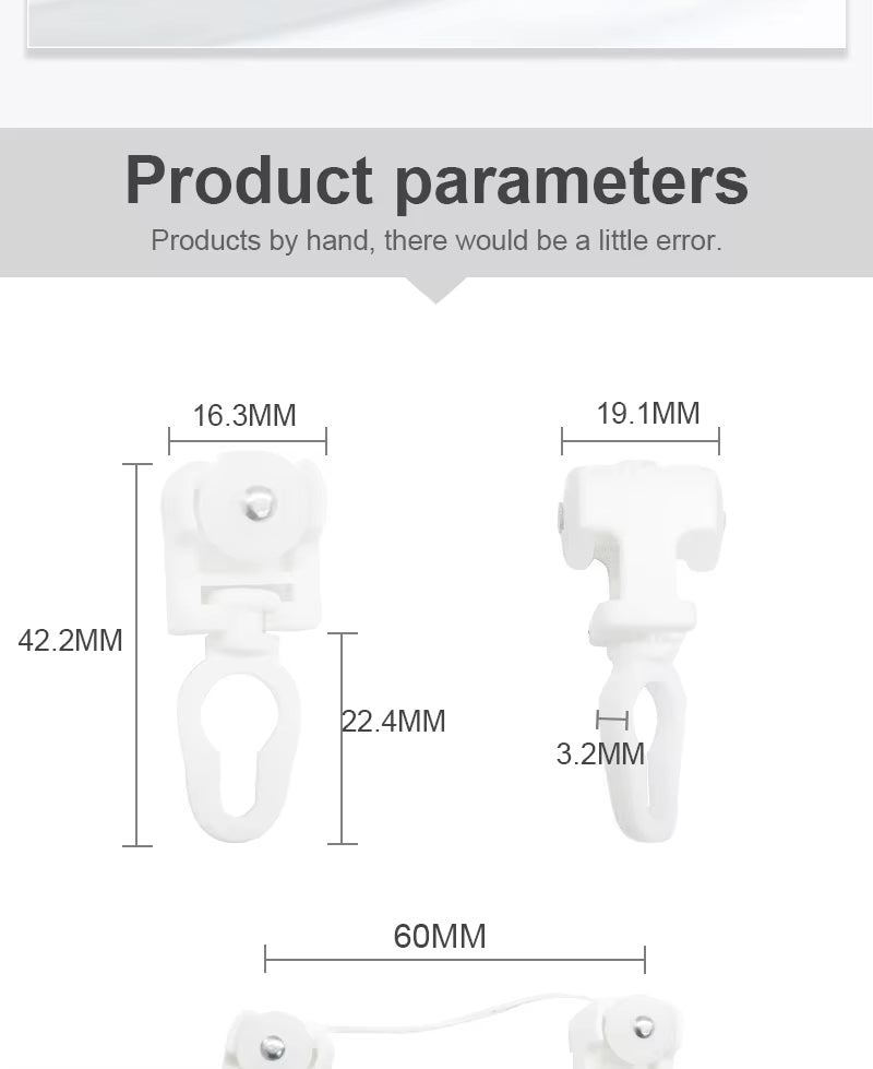 S Wave Curtain Runner Curtain Accessories Electric Curtain Ripple Runner