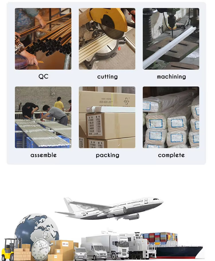 Hot Sale Metal Extendable Curtain Poles Telescopic Rod for Bathroom Shower Curtain Poles No Drill