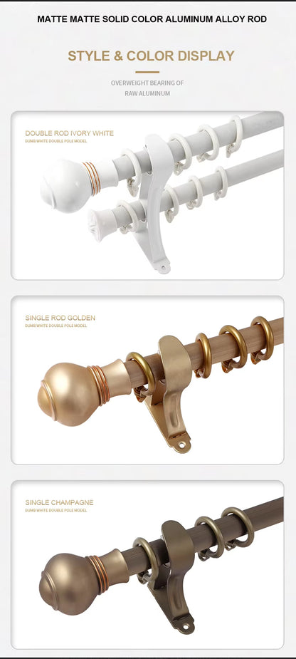 28mm Fancy Home Decorative Simple Ordinary Metal Curtain Hardware Brackets
