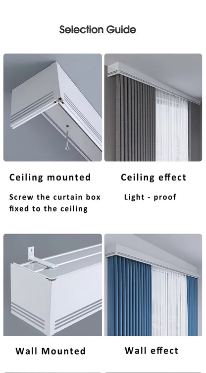 Eco-friendly 90 Degree Self Adhesive Ceiling Double Aluminium Metal Recessed Curtain Track