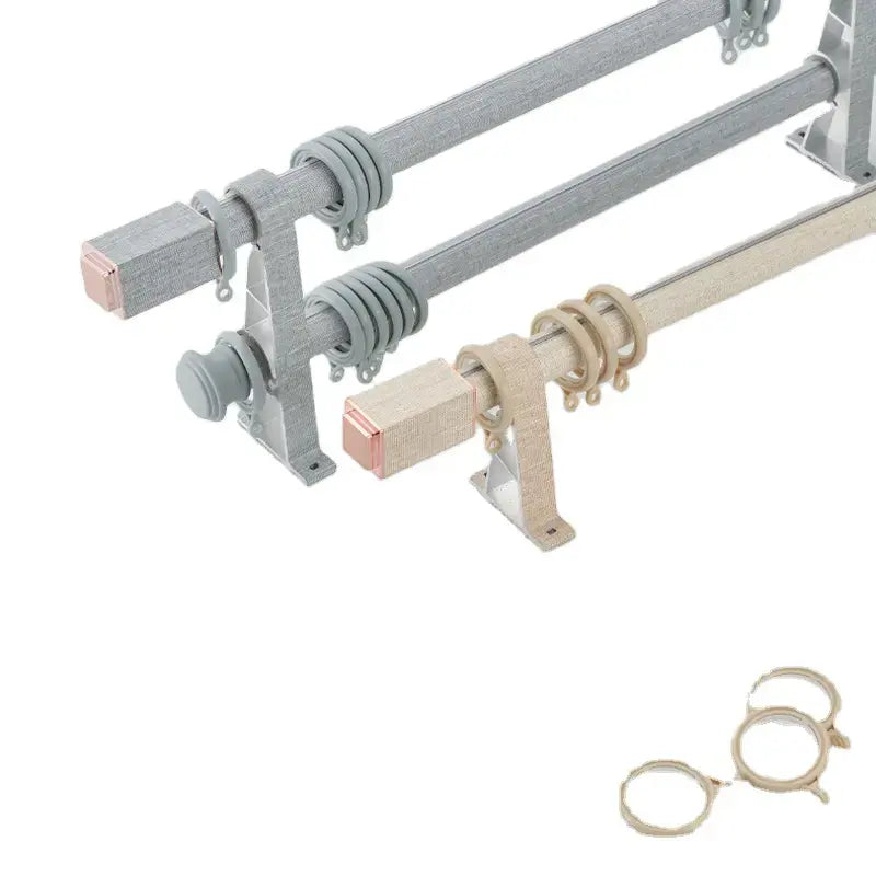Hot Sale Home Decor Rod Curtain Customized Ceiling and Wall Double Window Pipe Curtain Rod