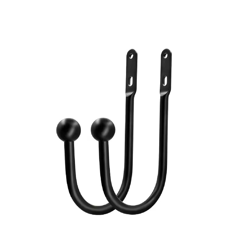 Wall Mount Curtain Tiebacks 2Pcs Curtain Holdback Hooks Eco-friendly Curtain Accessories