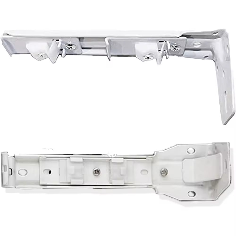 20mm Heavy Duty White Double Wall Mounted Metal Curtain Track Rail Bracket