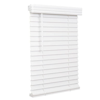 Durable Plastic Material Wooden Blinds Cordless for Window