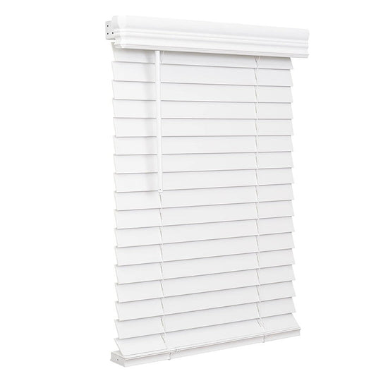 Durable Plastic Material Wooden Blinds Cordless for Window