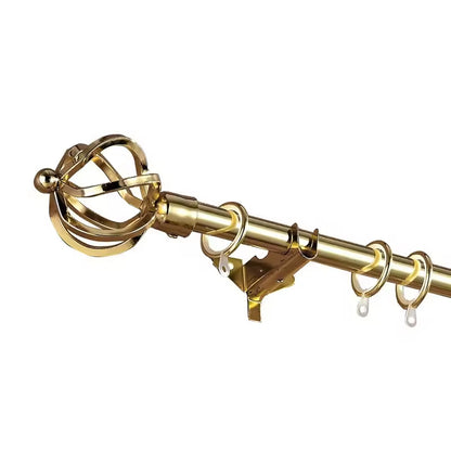 Szone Living Room Golden Iron Curtain Rod in Home Decor