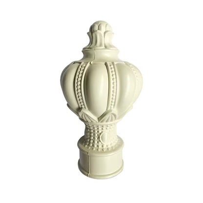 New Arrivals Luxury 28mm PP Plastic Curtain Decoration Curtain Rod Head for windows Decoration