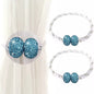 Hotel Decoration Magnetic Curtain Holder Tassel Tiebacks with Beads Plastic Rings 20 Years Professional Curtain Accessories