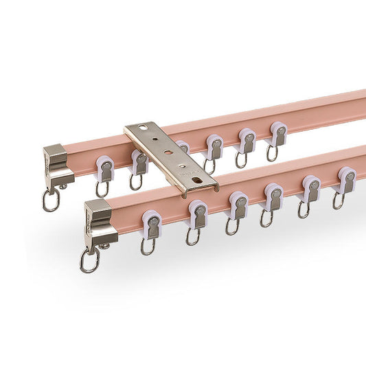 Curtain Wholesale Good Quality Lighting Ceiling Aluminium Metal Industrial Single Aluminum Alloy Electrophoresis Curtain Tracks