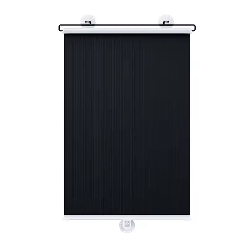 Portable Indoor Window Roller Blind Car Blackout Curtain Eco-friendly No Drill Blackout Blind Shade with 3 Suction Cups