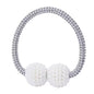 Popular Magnetic Curtain Tiebacks Home Drapery Decorative Rope Buckle Holdback Holder Curtain Poles Tracks Accessories