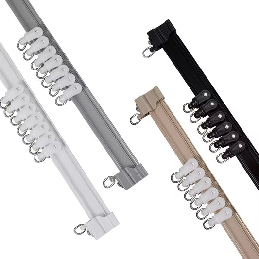 Hospital Hotel Ceiling Mounted Bendable Aluminum Curtain Track Rail