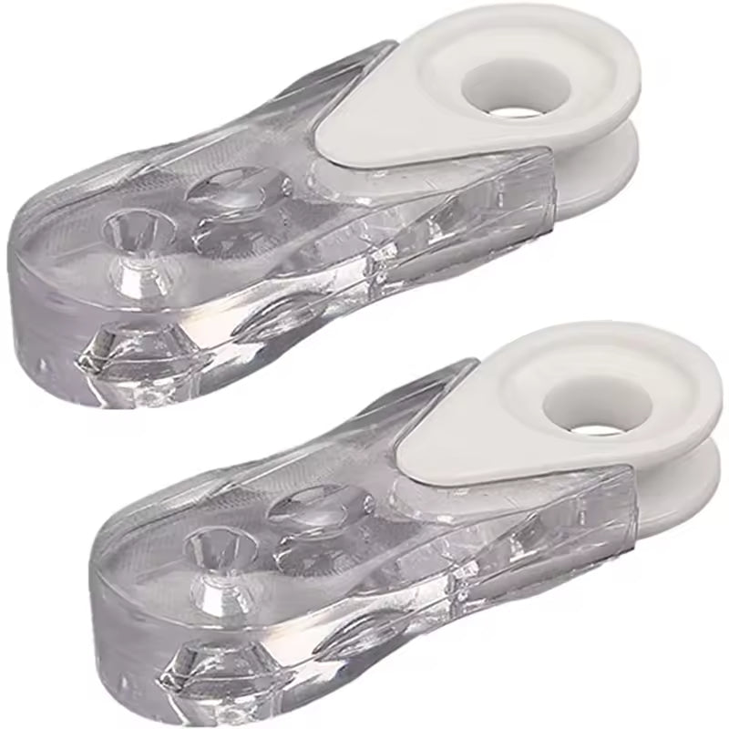 clear Plastic Movable Window Non-invasive Crank Blind Handle for Vertical Blinds