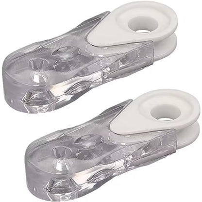 clear Plastic Movable Window Non-invasive Crank Blind Handle for Vertical Blinds