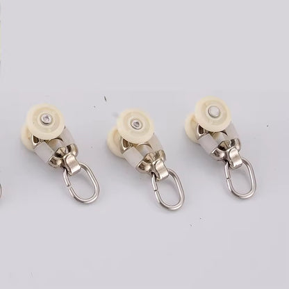 Automatic Heavy Duty s Wave Round Plastic Ripple Curtain Runners for Metal Track